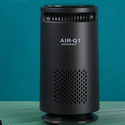 New car intelligent aroma diffuser car odor removal negative ion car air purification car humidifier (Hava təmizləyiciləri) - black
