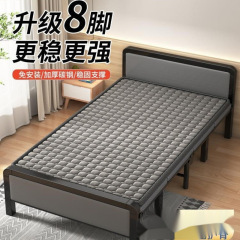 折叠床成人家用单人床便携可收缩一米二出租屋结实耐用硬板铁架床