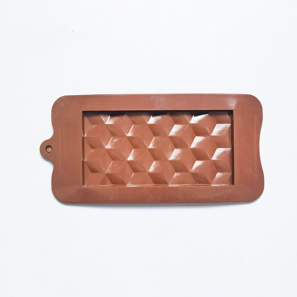 Cubo de chocolate 467 galletas molde de silicona pastel helado pudín molde de postre jabón utensilios
