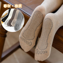 女童打底裤春秋外穿女童灰色脚丫连裤袜薄款不连脚秋季女宝宝长裤