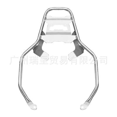 Suitable for Kawasaki Versys650 Motorcycle bumper - silver-tail-rack