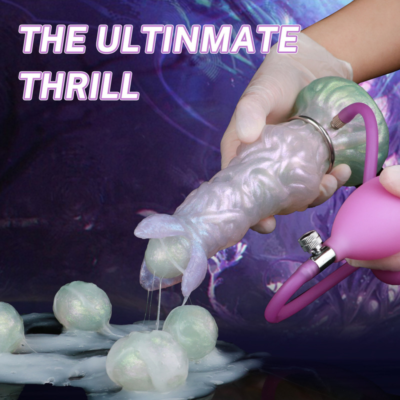Pandora Flower-Shaped Pneumatic Ovipositor Female Vaginal Incubation Egg-Laying DIY Gelatin Ball Anal Plug Cross-Border