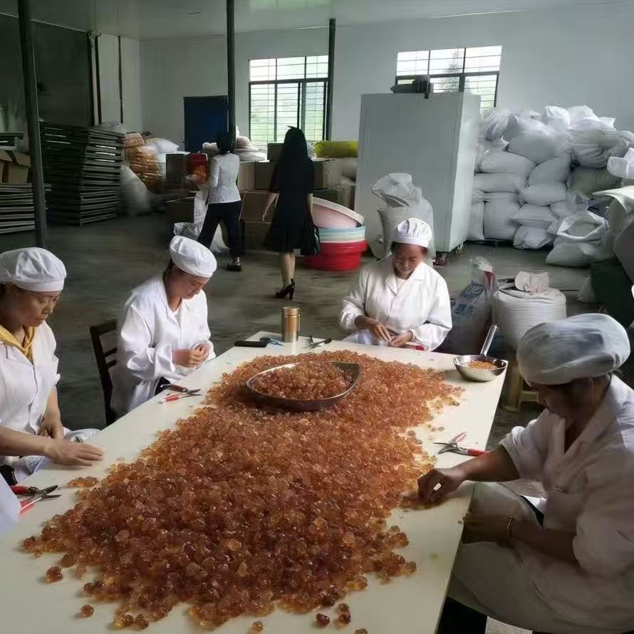 ピーチガム 業務用デザート ミルクティー 砂糖水工場 発泡食品原料 さまざまな仕様で安定した生産量