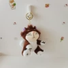 Brown keychain