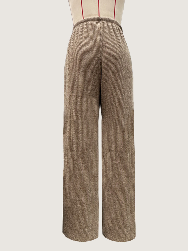 Women's Clothing Casual Loose Autumn And Winter Explosion Fashion Temperament Wide-leg Pants Trousers Elastic Waist Women_ecoleips.com
