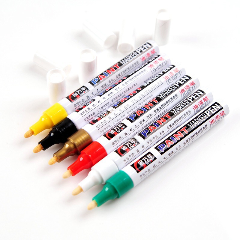 Jinwannian 0971 Paint Pen White (1 small box/10 pieces) 2 stars