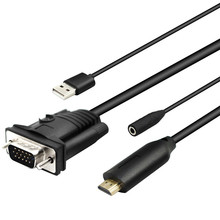 HDMI�DVGA���D�Q�������l��늸���1080P HD to VGA Audio Adapter