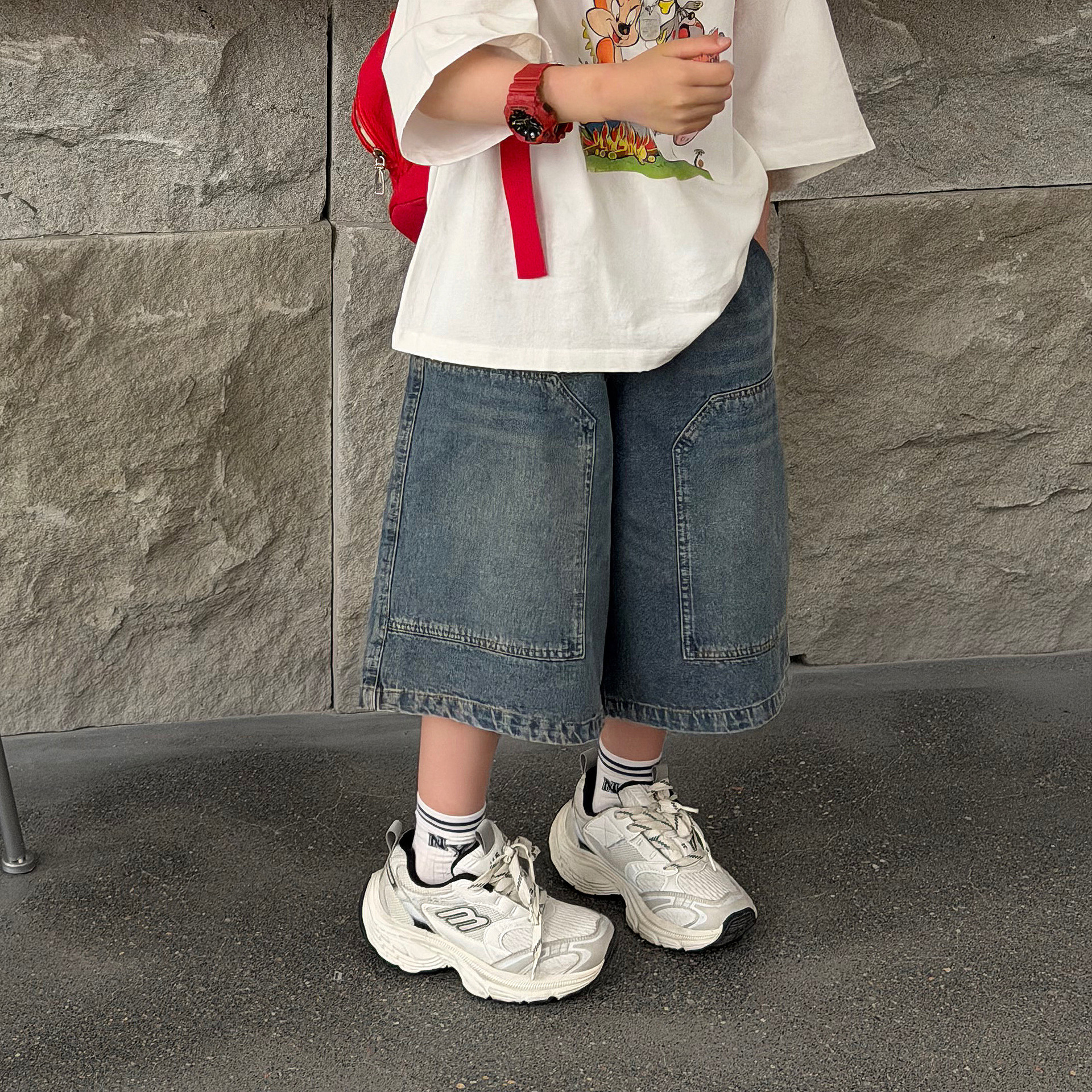 Summer children's design fashionable denim skirt