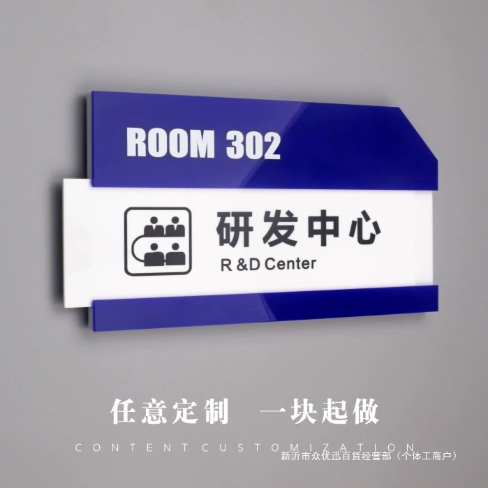 Сменные фирменные дверные таблички, таблички для отделов, акриловые таблички для школьных классов, больничных отделов, специально изготовленные