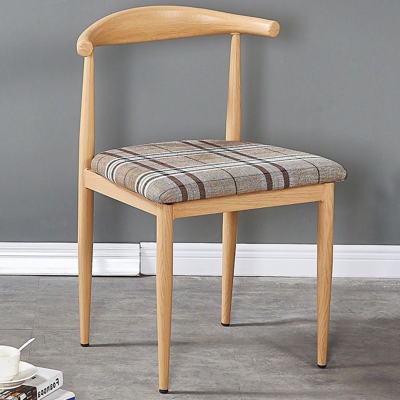 Fraxinus mandshurica 깊은 직물 쿠션 호른 의자 [우아한]]