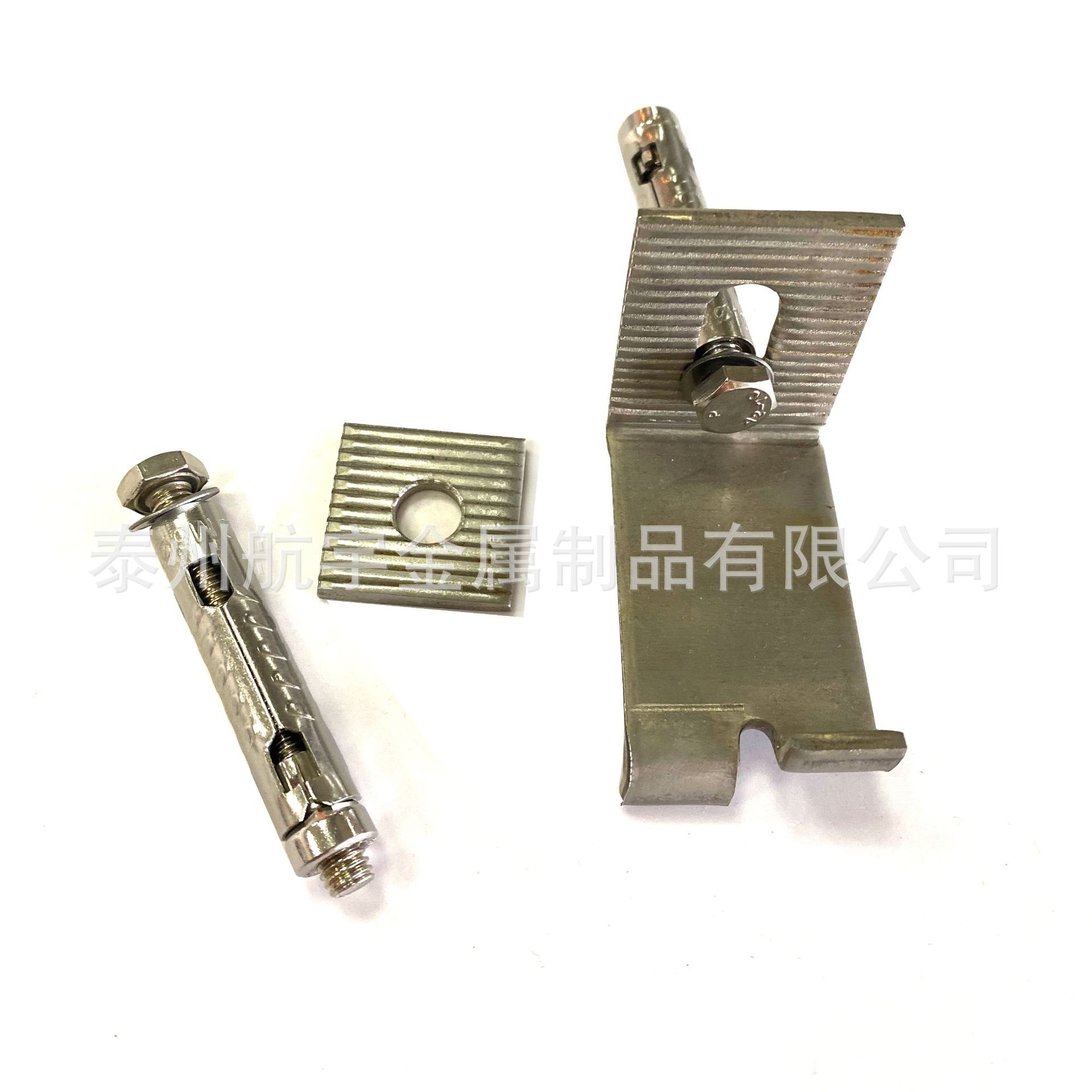 厂家销售不锈钢304大理石双钩挂件角码钩L码膨胀螺丝配套出口中东