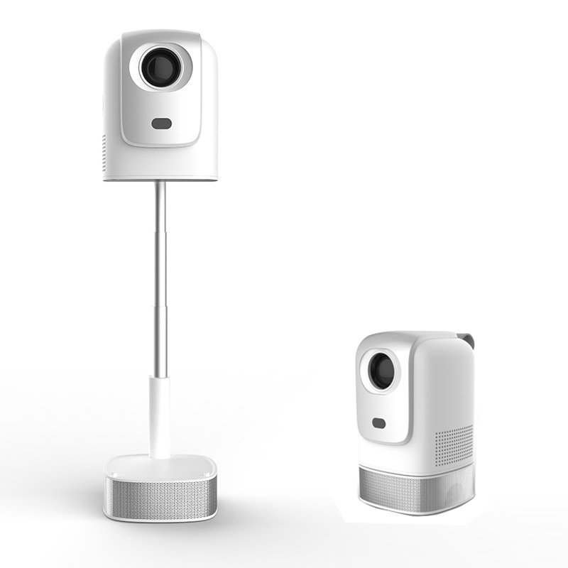 (업그레이드 모델) TS-8PRO - 자동초점 - 천장에 투사 가능 - 독립형 스피커 베이스 포함 - 미국 규격(해외 버전)