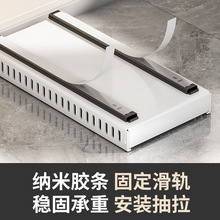 跨境可调节锅具收纳架厨房锅架置物架橱柜内台面碗碟架家用锅盖架|undefined
