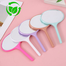 亚克力镜子定制折叠化妆镜便携手持镜放桌面上小镜子随身梳妆镜子