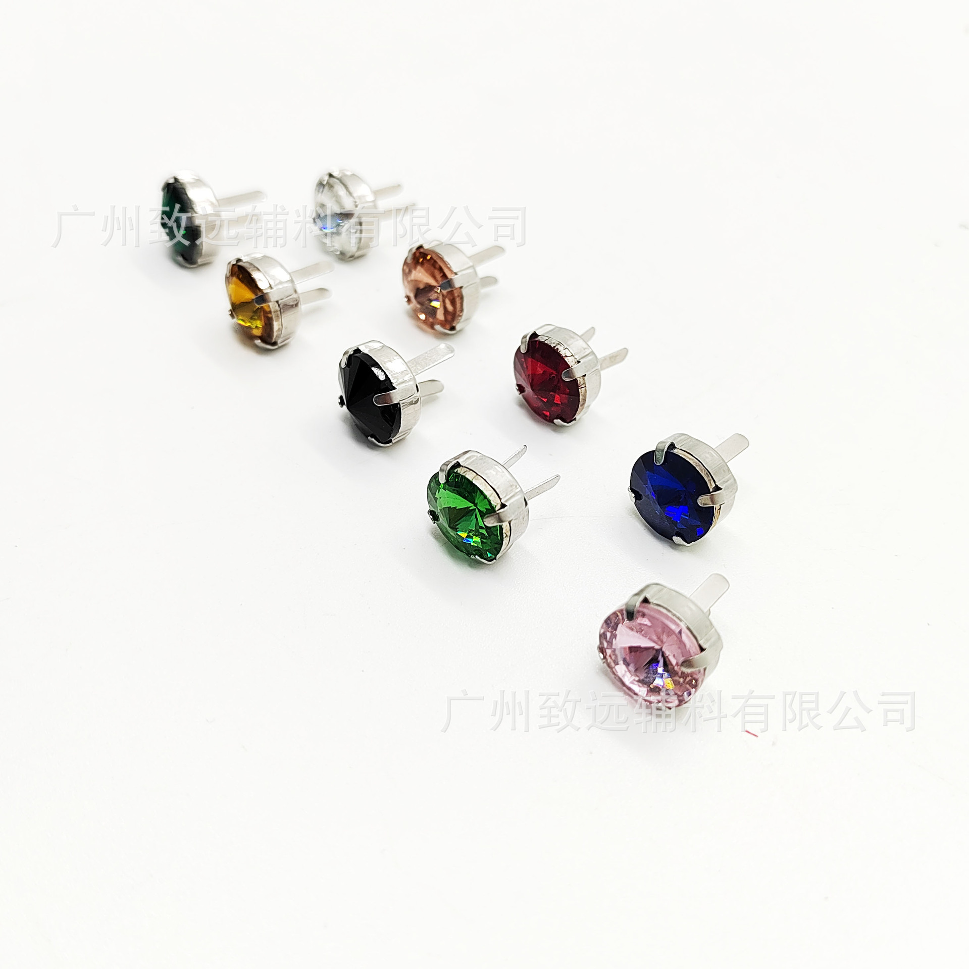 Adornos de cristal con forma de garra de satélite transfronterizos con agujeros para coser a mano, accesorios DIY para zapatos, vestidos de novia, sombreros y bolsos. image 3