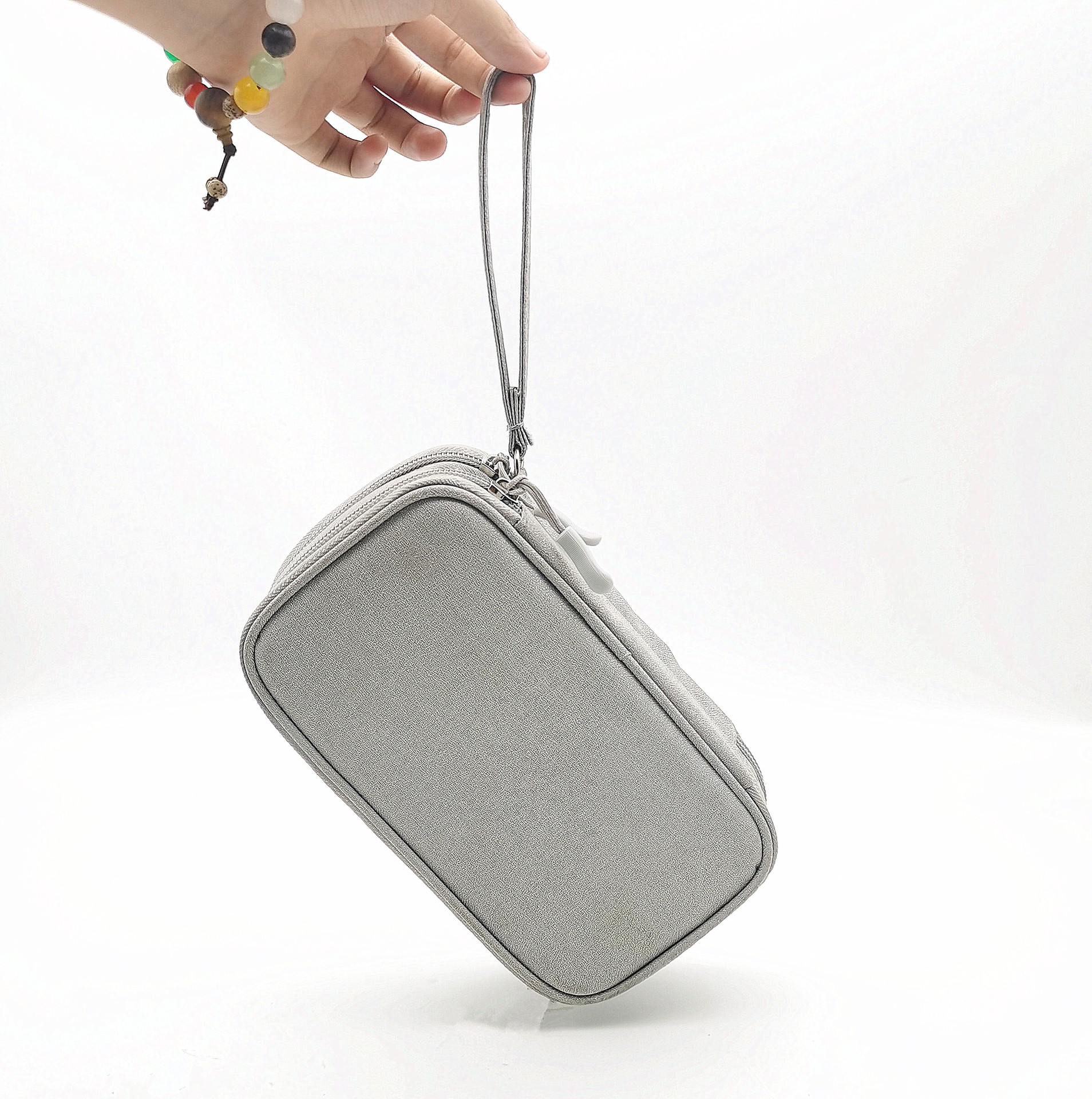 Bolsa de almacenamiento de cables de datos al por mayor, accesorios digitales multifuncionales, banco de energía, cubierta protectora de disco duro, almacenamiento portátil de viaje