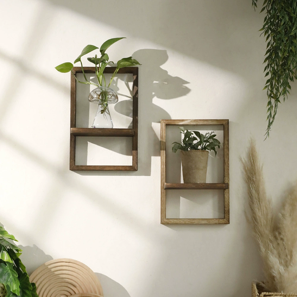 Трансграничный Tongmu деревянная дверная рама настенный цветочный горшок рамка простой домашний декор спальни оптом