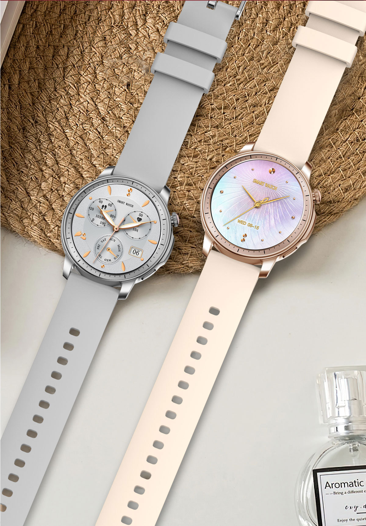 New V65 smartwatch, AMOLED screen, waterproof, smart reminder, Bluetooth, sports watch, ladies' bracelet undefined