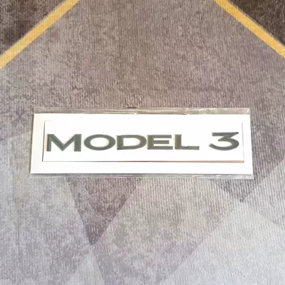 Car logo – Accessories - premium-version-matte-black-model3