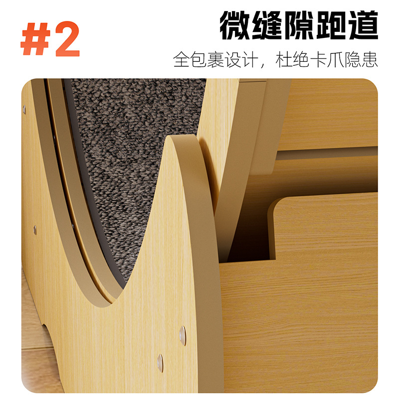 Rodillo de madera maciza multicapa para gatos, máquina de caminar y trepar para gatos, juguete grande para ejercicio y fitness, estructura de escalada para mascotas.