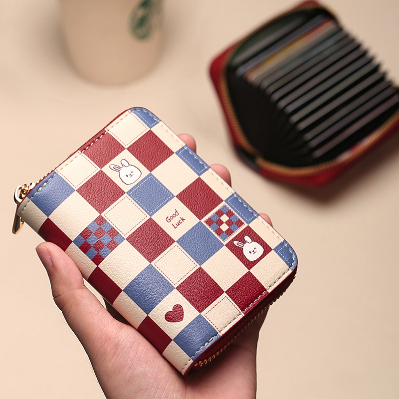 Card Holder Women's 2025 New Anti-Theft Id Card Storage Bag Compact Card Holder Card Holder with Multiple Card Slots Card Holder Women's 2025 New Anti-Theft Id Card Storage Bag Compact Card Holder Card Holder with Multiple Card Slots