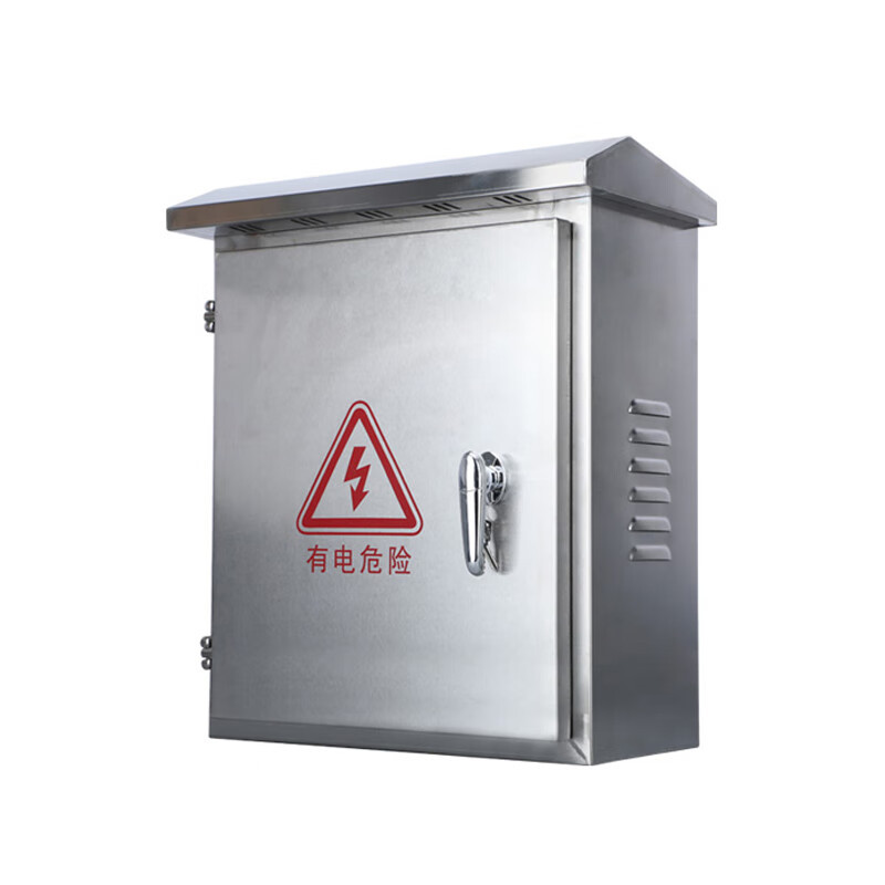 庄太太 户外不锈钢配电箱 室外监控设备箱动力柜电控箱【800*600*