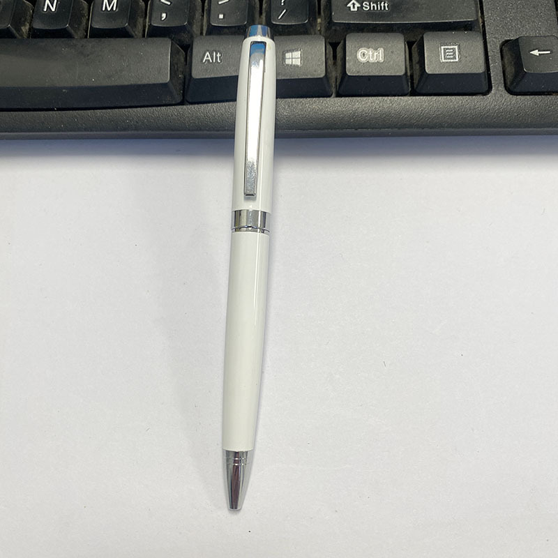 现货批发旋动金属圆珠笔  商务礼品套装圆珠笔可丝印雕刻企业LOGO|undefined