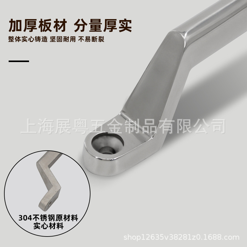 AW An Wang Ming monta mango de acero inoxidable puerta antirrobo puerta de hierro mango de caja industrial puerta deslizante ventana accesorios mango