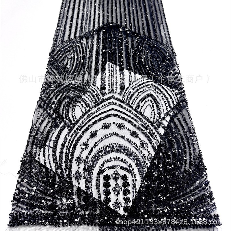 Moda Suzhou vestido de boda de noche de encaje bordado sequillas de encaje comercio exterior transfronterizo al por mayor tela