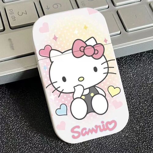 hellokitty inflatable goods cute cartoon lighter pink flame creative lighter lady boyfriend
