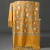 Embroidered Ginkgo Leaves-Ginger