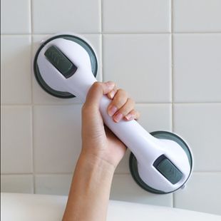 Household Multifunctional Bathroom Suction Cup Handrail, Punch-Free Bathroom Anti-Slip Handle, Elderly Toilet Stand-Up Handle//