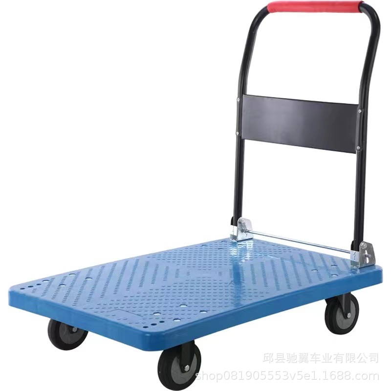 折叠小推车摆摊手推车平板拉车快递推车家用小车平板车手推