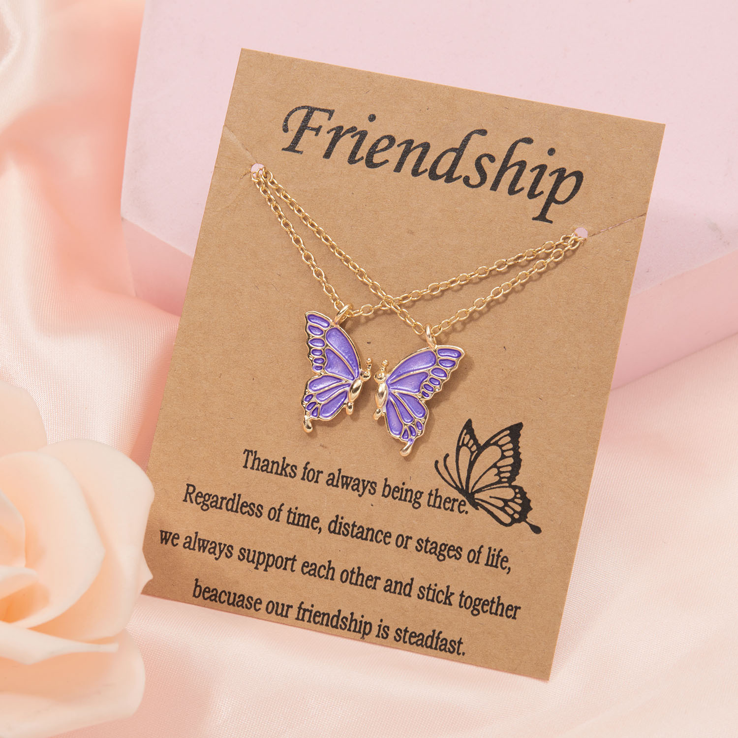 Simple Style Butterfly Alloy Plating Women's Necklace display picture 6