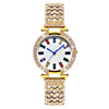 Watch for leisure, quartz dial, diamond encrusted, with gem, simple and elegant design