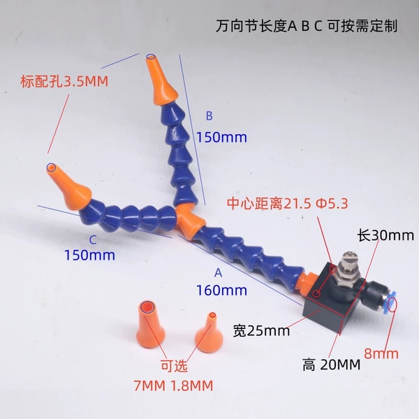 Double -headed adjustment without magnets
