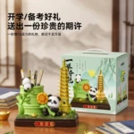 文昌塔节节高升创意笔筒办公室桌面摆件成都伴手礼熊猫纪念品礼物