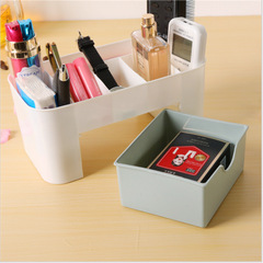 Drawer cosmetic storage box, makeup brush organizer, desktop jewelry and skincare compartmented vanity box, wholesale