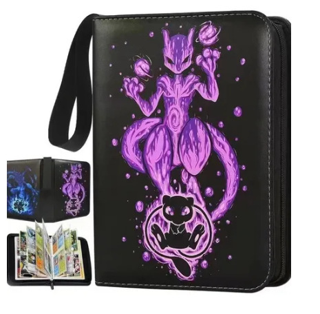 FUENTE fabricante en stock suministro baokemeng juego tarjeta colección libro Magic Baby Tarjeta de cremallera libro de almacenamiento