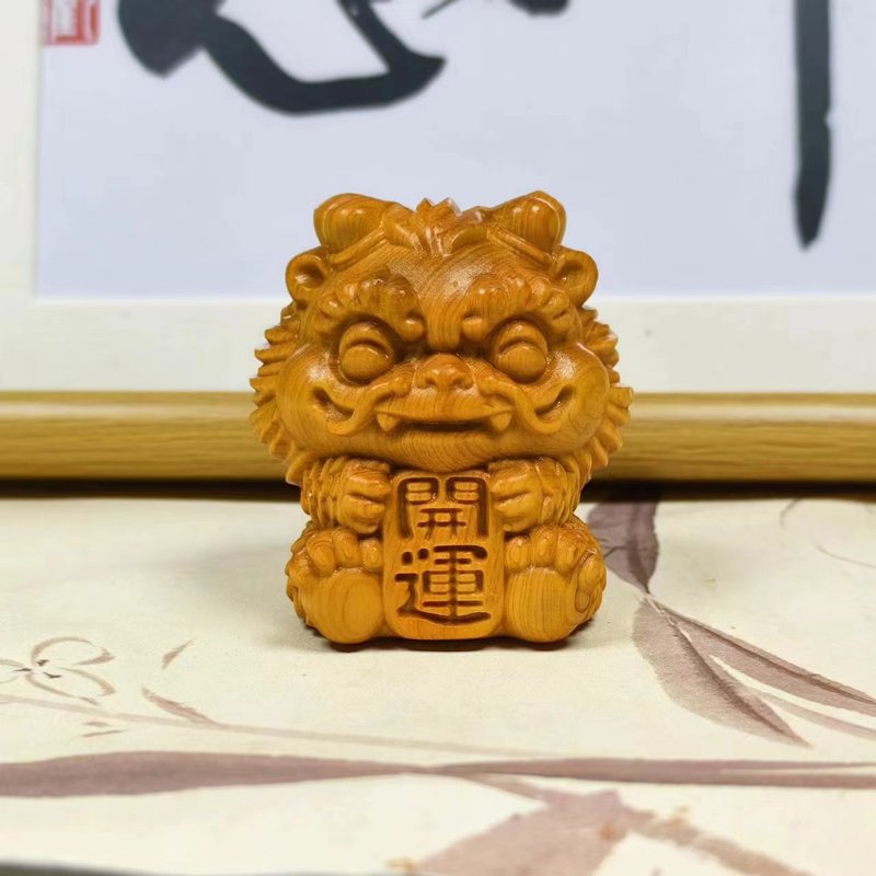 崖柏の木の彫刻の漫画のかわいい黄色のアヒルの手の件の家の事務のデスクトップの小さい置物の越境の工芸品の文は遊んでいます。|undefined