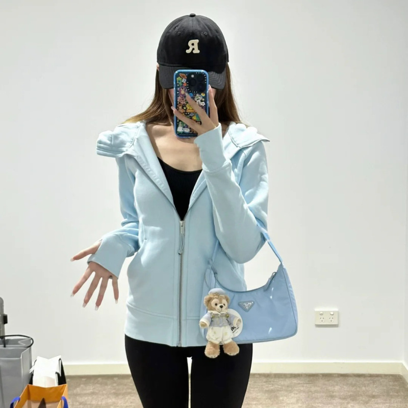 lulu连帽卫衣外套修身收腰显瘦运动休闲加绒保暖全拉链连帽上衣|undefined