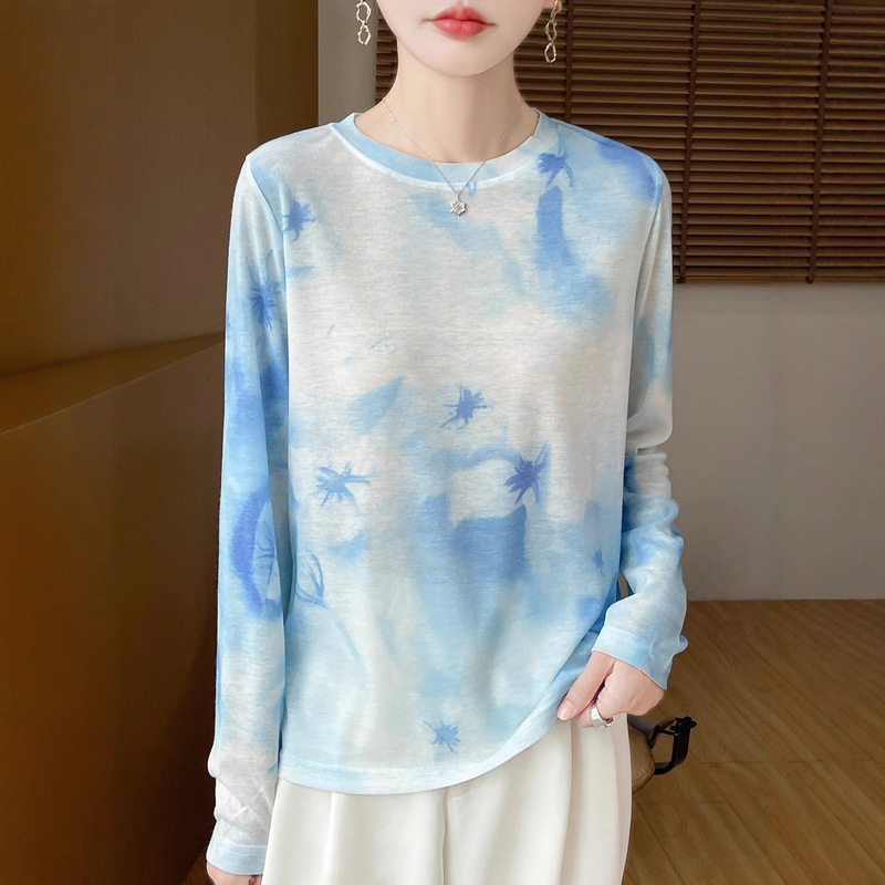 Three Little Cats Printed Sweater Women's Smart and Playful Age-Reducing Design Autumn and Winter New Loose Soft Waxy Knitted Top