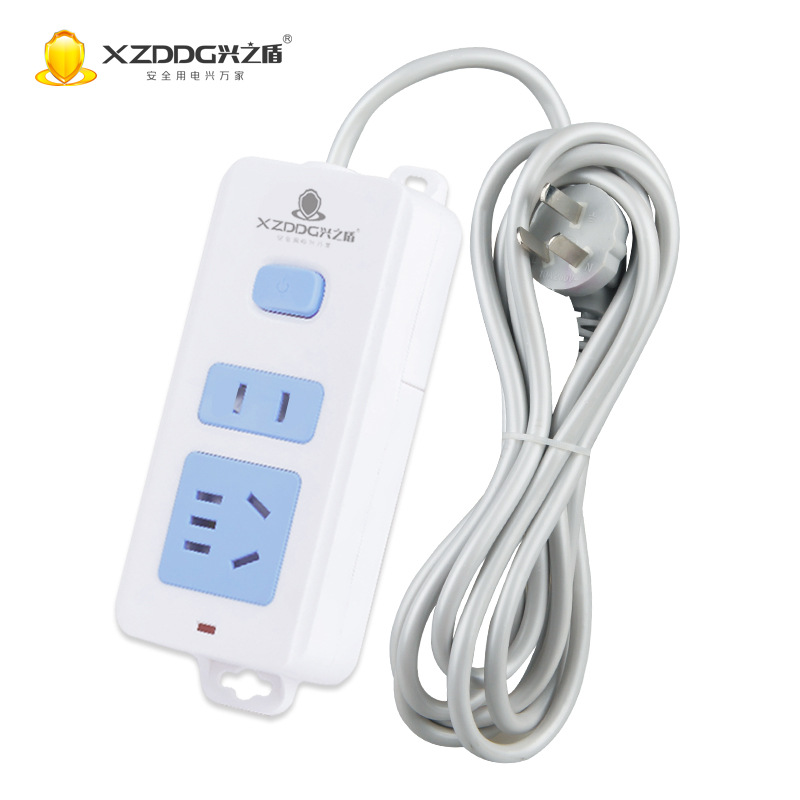 厂家批发 家用办公插座插线板 二位7孔带线插座插排纯铜接线板