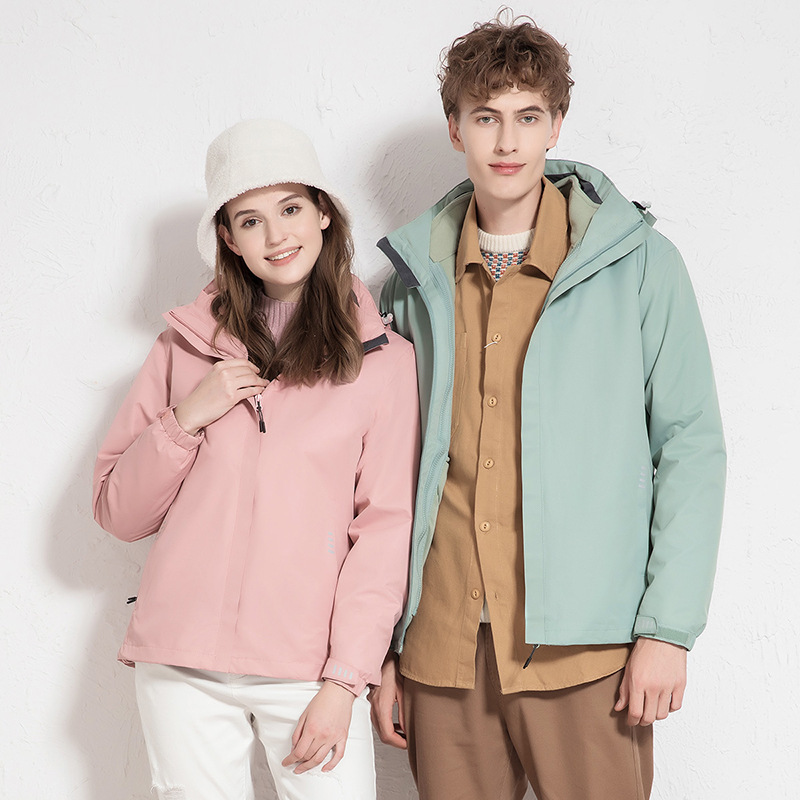 Ropa de asalto al aire libre 3 - en - 1 ropa de esquí de montaña para hombres y mujeres, reflector grueso y abrigo de abrigo de asalto cálido