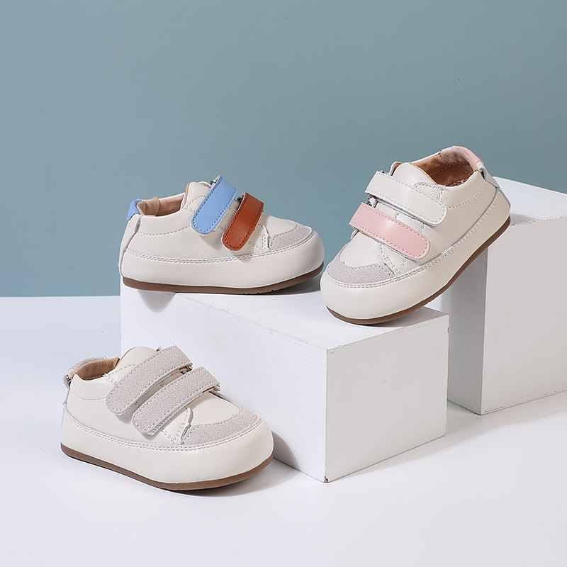 0-4 Primavera y otoño nuevos zapatos para bebés zapatos descalzos zapatos para bebés zapatos de skate para niños