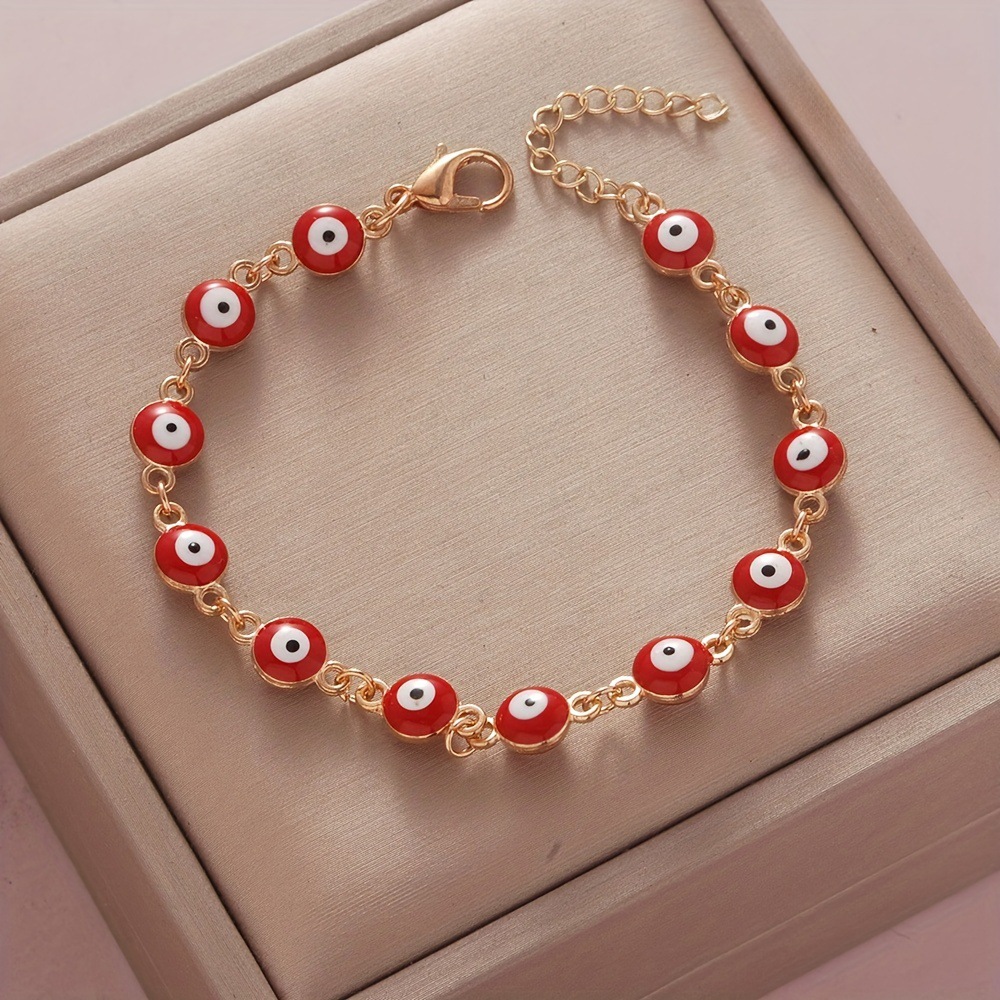 Lucky Evil Eye Red String Bracelet Protection Minimalist_voghion.com