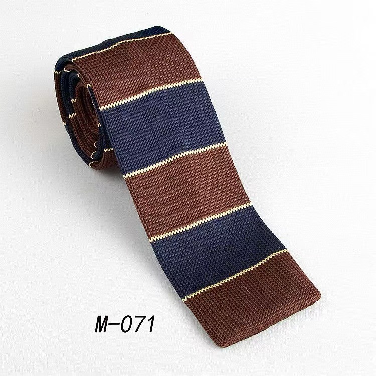 2026年新作メンズフラットタイプニットネクタイ 大人向けおしゃれで合わせやすいネクタイアクセサリー メーカー卸売