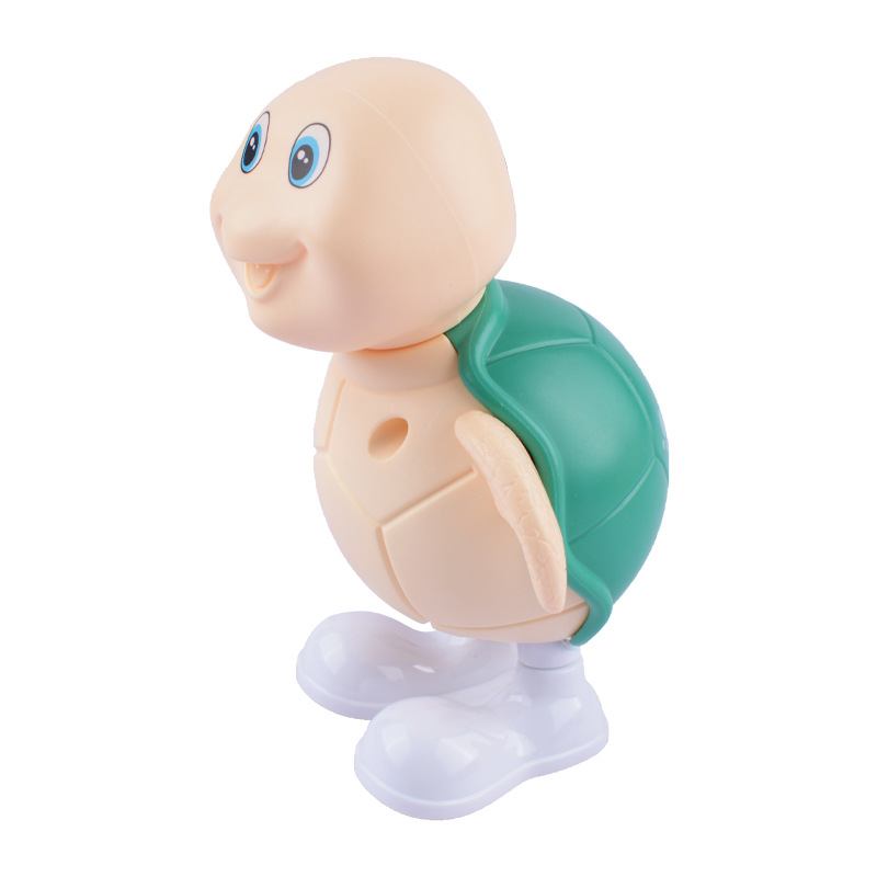 Clockwork saltando juguete cadena Jumping tortuga nostálgico de los niños pequeño juguete dibujos animados Pequeño animal puesto al por mayor