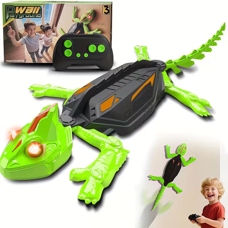 Control remoto eléctrico transfronterizo escalada pared lagartos camaleón simulación rastreo coche animal gecko control remoto coche juguetes para niños