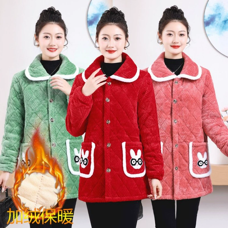 Теплая куртка плюс бархатная ватная одежда дикая толстая зимняя холодостойкая хлопчатобумажная одежда свободного размера зимняя хлопчатобумажная куртка женская одежда